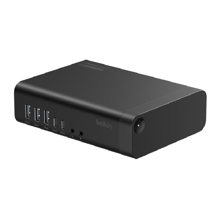 Belkin Connect Universal 16-Port Triple Display USB-C Dock w/ 180W Power Adapter -Black(INC029auBK),140W PD,10Gbps,3×HDMI 2.0,4K@60Hz,3 Years Warranty