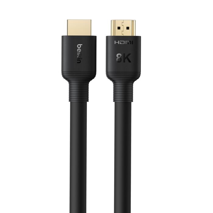 Belkin Connect Ultra High-Speed HDMI® 2.1 Cable (8K) 4.5M - Black(AVB002bg15), Ultra 8K @ 60Hz + HDR, 48Gbps Bandwidth, 2 Years Warranty
