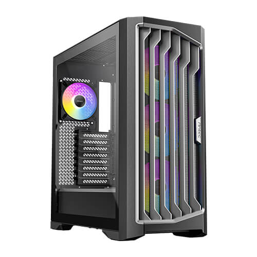 Antec Performance 1 FT ARGB - Black, Full Tower, E-ATX/ATX/Micro-ATX/ITX, Tempered Glass, Temp Display, USB-C 10Gbps, 4× ARGB PWM Fans, 2Yr Wty