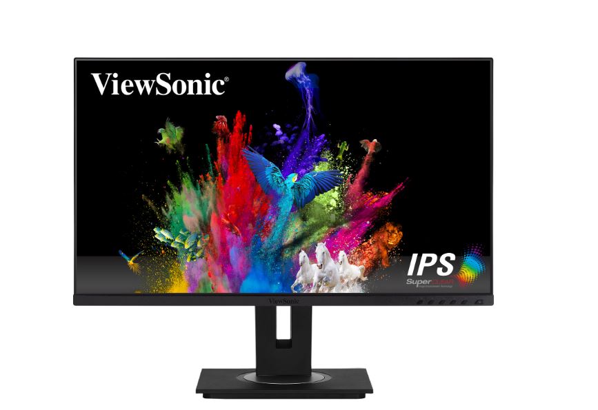 ViewSonic 24' FHD IPS, 75Hz, 250 Nits, 1000:1, USB‑C 60W, HDMI, DP In/Out, RJ45, USB Hub, HAS, Pivot, Swivel, Tilt, Speakers. 3YARW