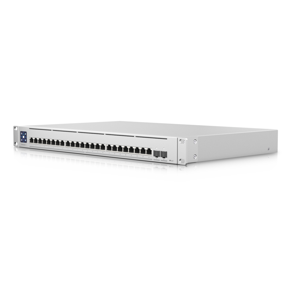 Ubiquiti Switch Enterprise 24-port Switch 24x10GbE Ports, 2x 25G SFP28 Ports For Uplinks, Managed Layer 3 Switch,