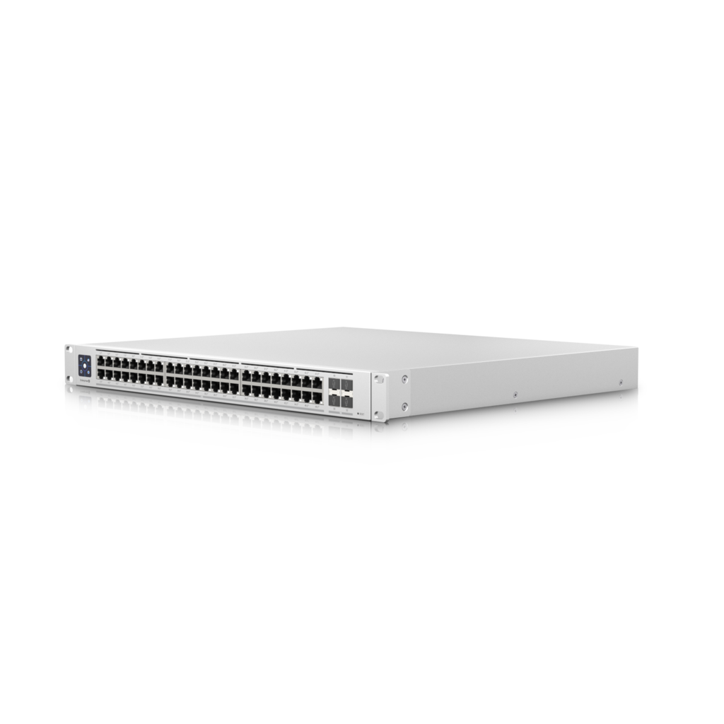 Ubiquiti Switch Enterprise 48-port PoE+ 48x2.5GbE Ports, For Wi-Fi 7 AP, 4x 10g SFP+ Ports For Uplinks, Managed Layer 3 Switch (720W)