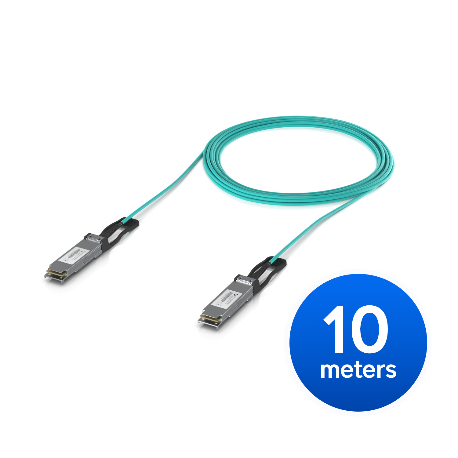 Ubiquiti  100G Long-Range Direct Attach Cable, 10M, Long-Range QSFP28 Direct Attach Cable With 100 Gbps Max Data Rate.