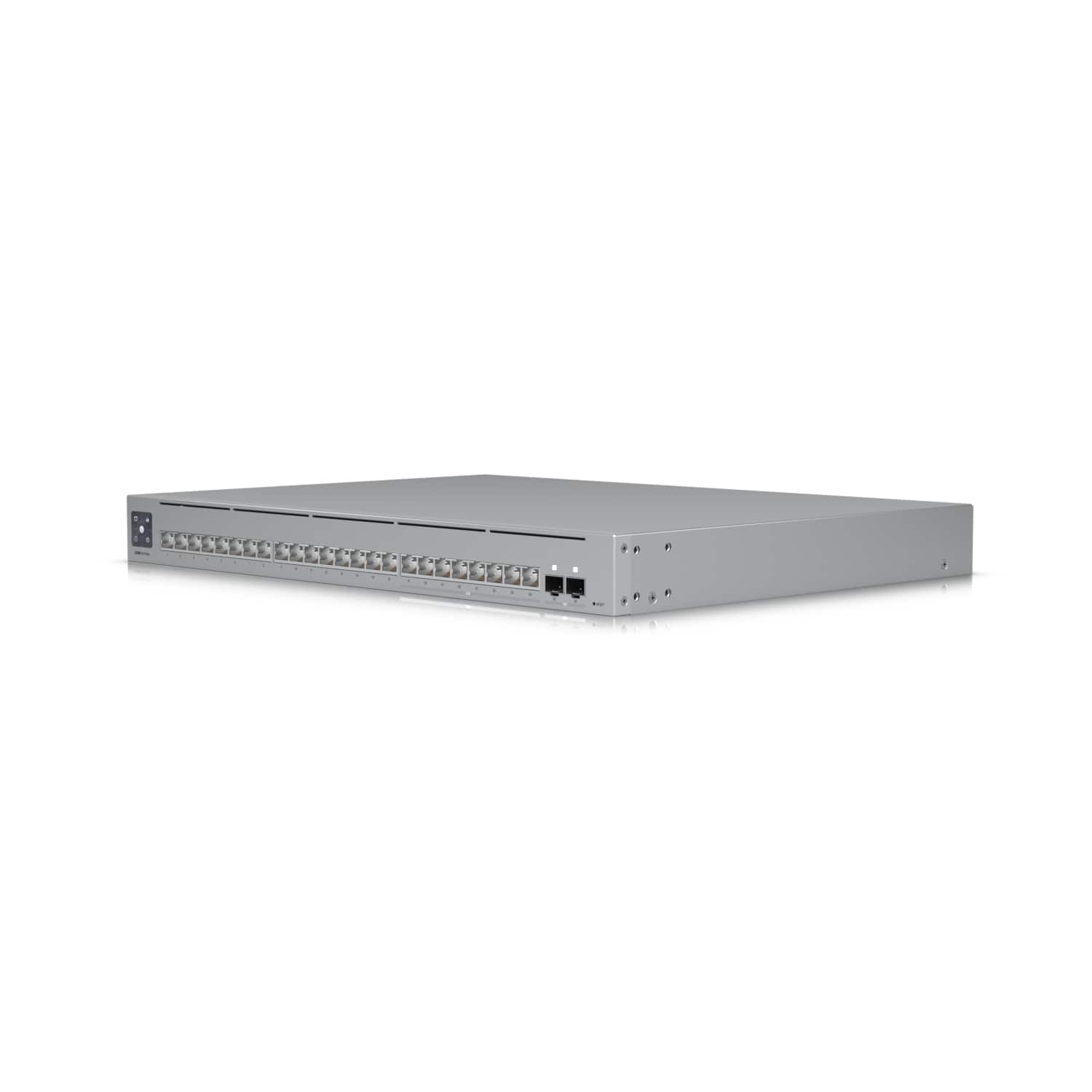 Ubiquiti Pro Max 24, 24-port, Layer 3 Etherlighting Switch, 2.5 GbE, 16 GbE RJ45 Ports, 16 GbE RJ45 2 10G SFP+, Throughput 56 Gbps,