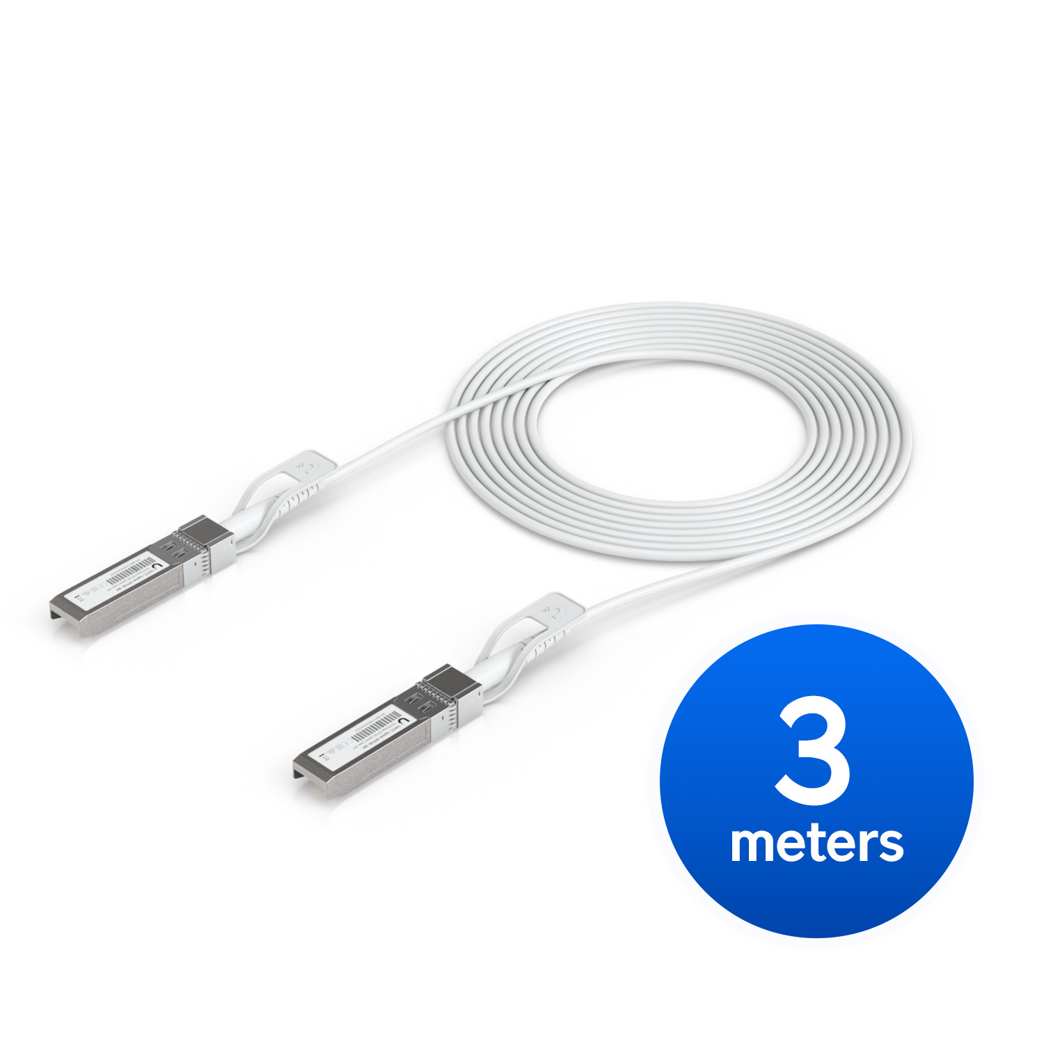 Ubiquiti Uplink Cable Direct Attach Cable, 3M,Auto Link Optimization For Seamless 1G SFP,10G SFP+, 25G SFP28 Intercon Between UniF Items