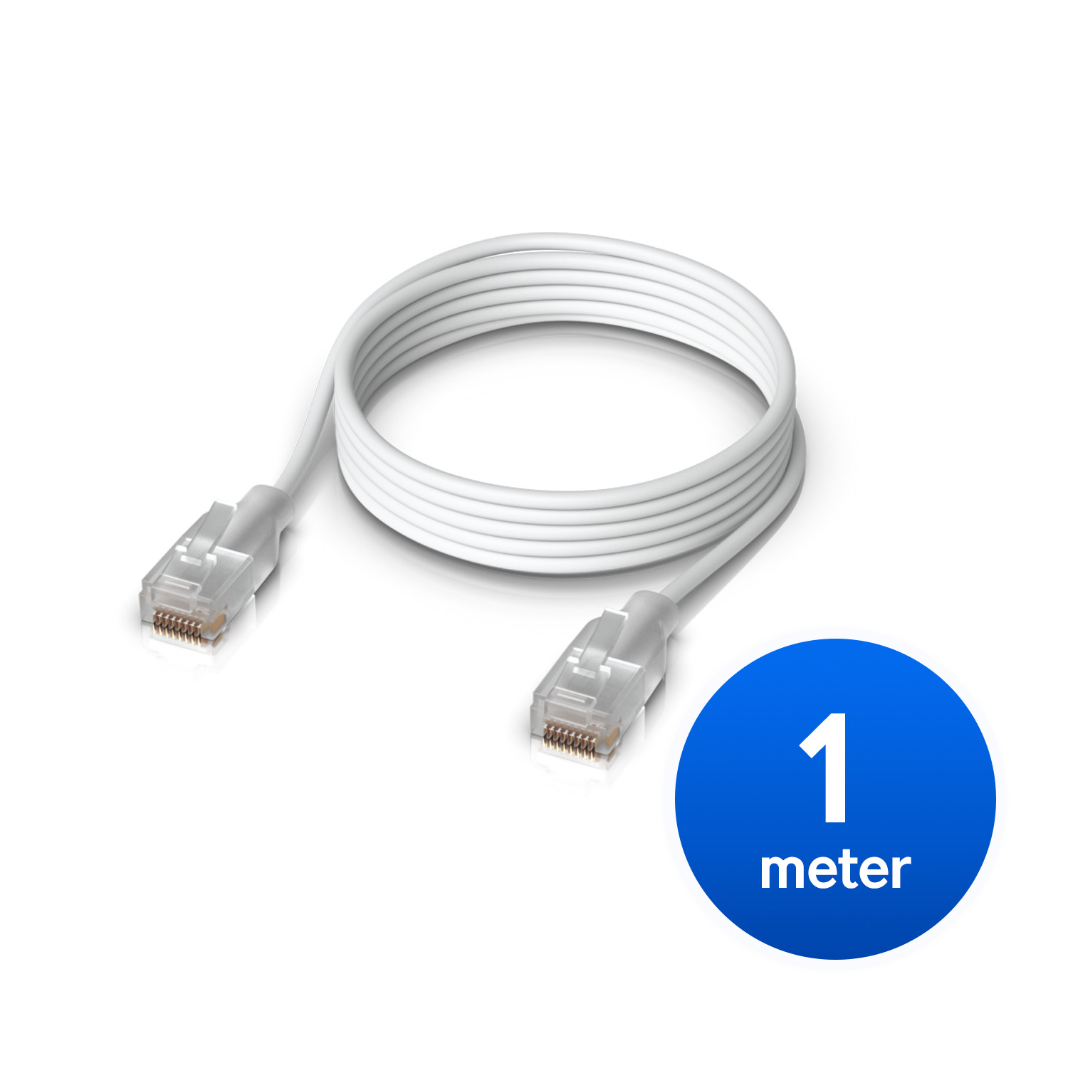 Ubiquiti UniFi Etherlighting Patch Cable Length 1M  Nano-thin Patch Cable With 2.5 GbE Support Designed sShow Etherlighting Effects
