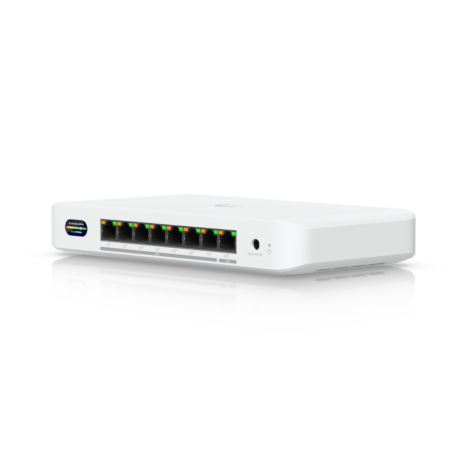 Ubiquiti Device Bridge Switch, Compact PoE+ Switch* (1) 10 GbE Port, (7) 2.5 GbE Ports, 6 GHz, WiFi 7 Integration, Seamless, High-Capacity,UniFi WiFi.