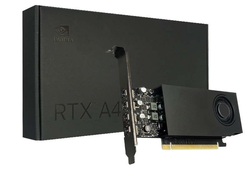Leadtek nVidia RTX A400 4GB GDDR6 PCIe Gen 4 x8 50W (ATX  Bracket) 96GB/s Memory Bandwidth Memory Interface 64-bit