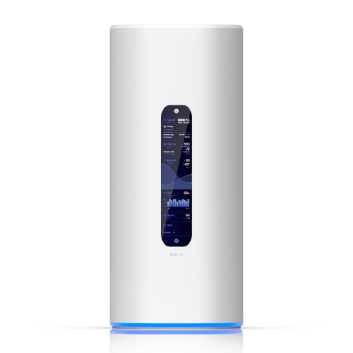Ubiquiti Dream Router 5G Max, Desktop Cloud Gateway, Full-Performance 5G, 3.4 Gbps, WiFi 7, 10G SFP+4-Port 2.5 GbE switch (1) PoE Port,SD Card Storage