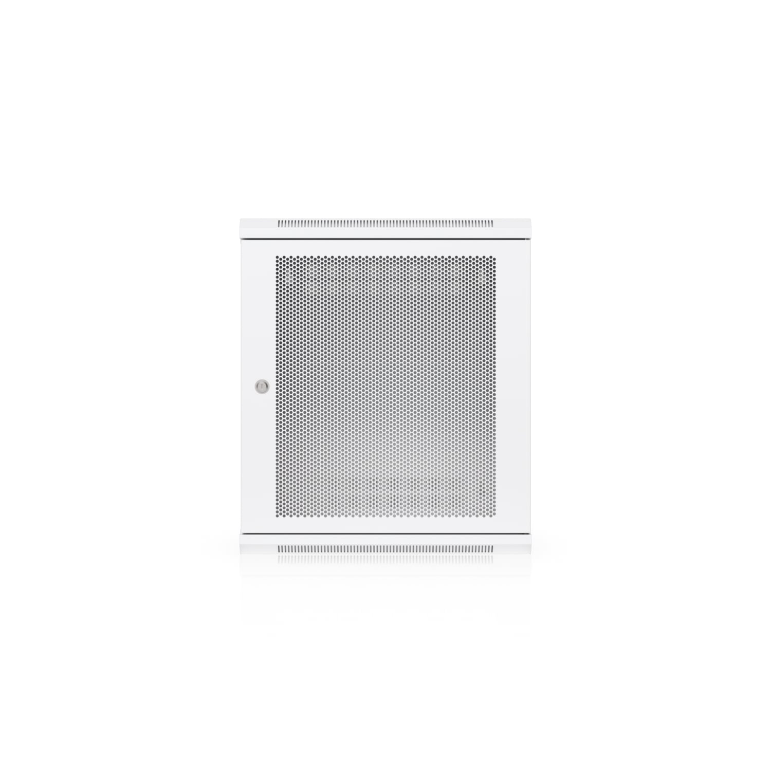 Ubiquiti 12U Rack Cabinet,Fully Assembled Wall-Mount Rack** No Fan Included** Built-In Fans,Removable Panel,Space-Efficient Small-Scale Deployments
