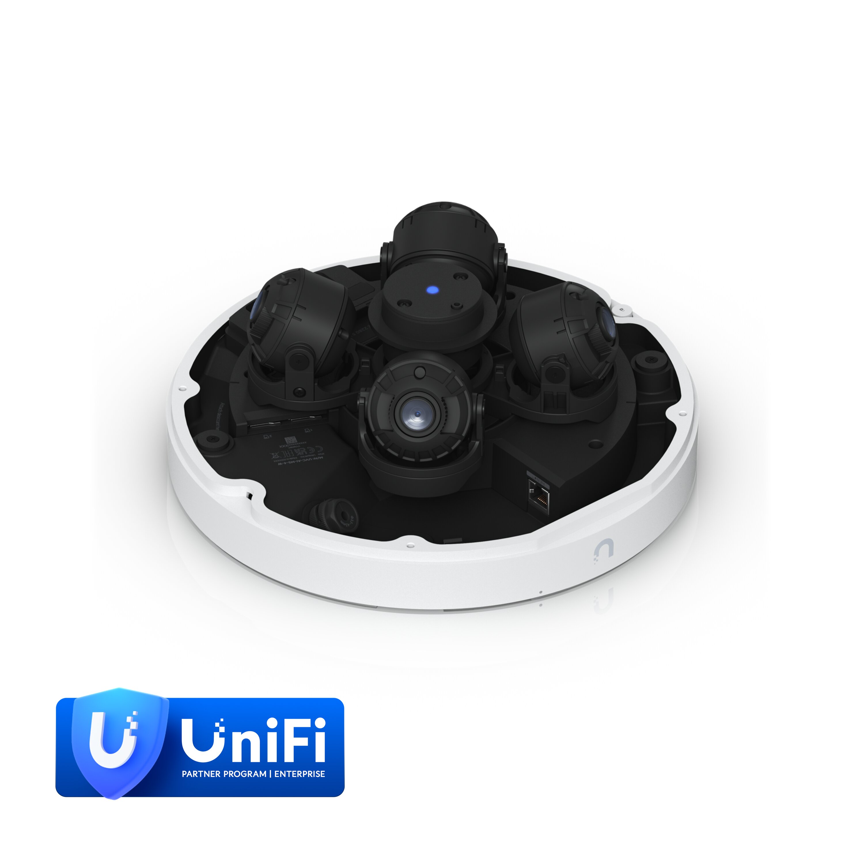 Ubiquiti AI Multi Sensor 4 White, All-weather 32MP Multi-sensor Camera,Multi-TOPS AI,2.33× Optical zoom,360° IR Coverage *Avail for Deal Reg*