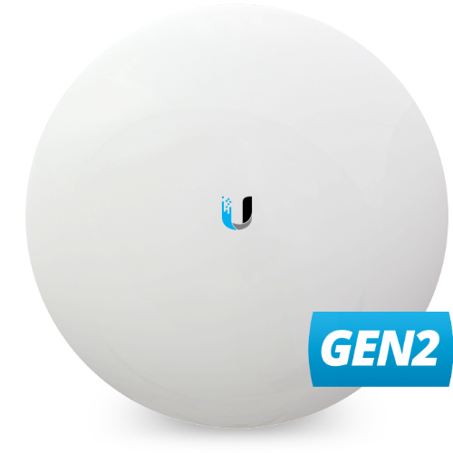 Ubiquiti airMAX NanoBeam 5AC, Compact, UISP-ready, 5 GHz, 10+ km link range, 450+ Mbps throughput