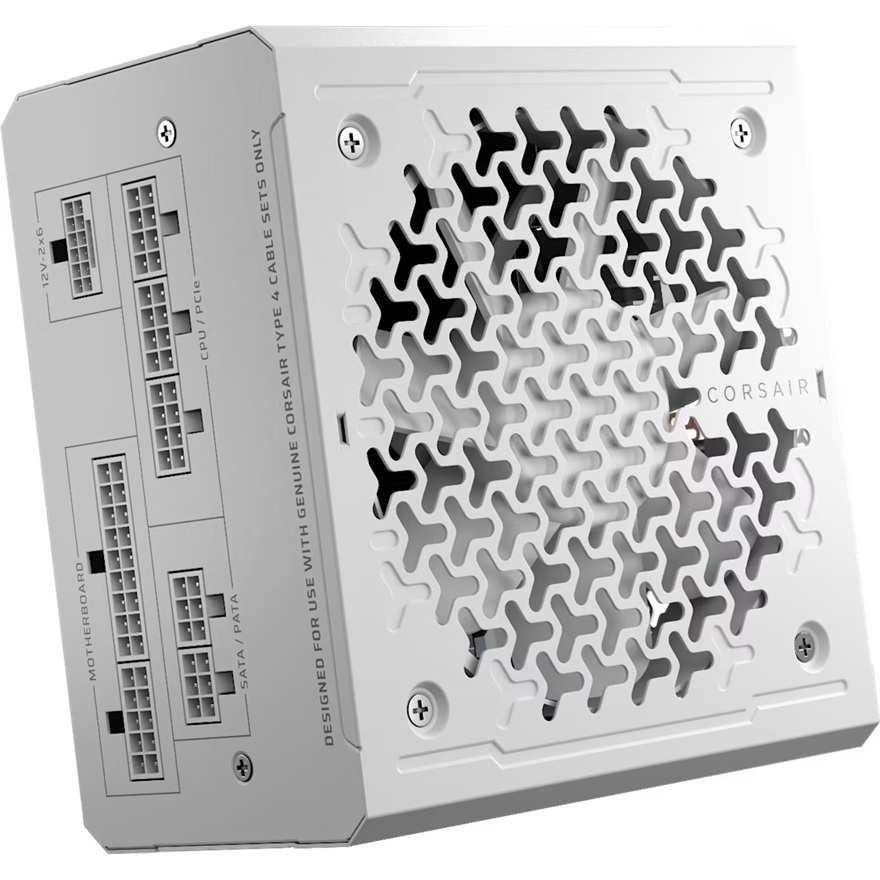 Corsair RMe Series™ RM750e - Fully Modular Low-Noise ATX Power Supply - White (AU), Cybenetics Gold, ATX12V 3.1, 2x PATA, 2x EPS, 6x SATA, 3x PCIe
