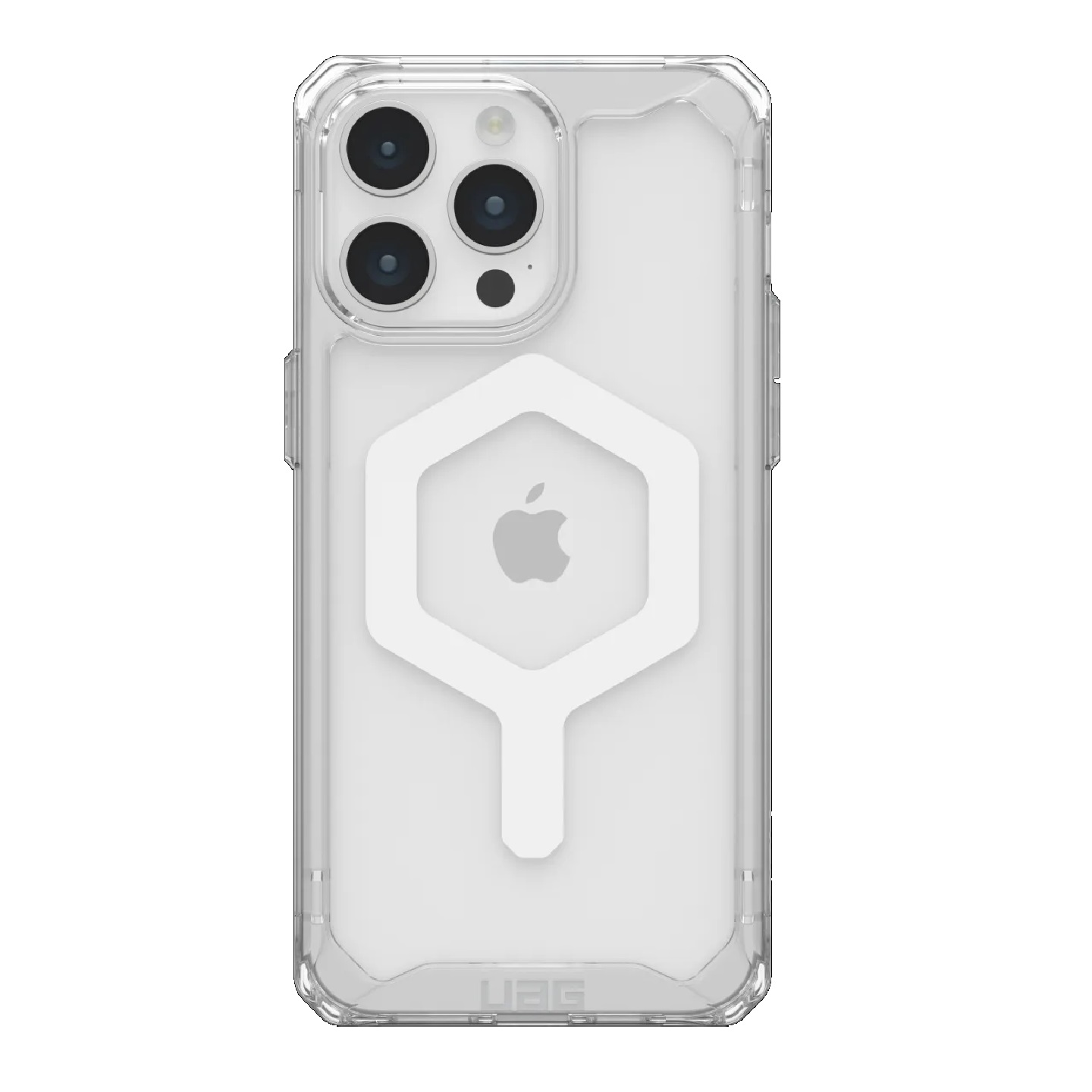 EOL UAG Plyo MagSafe Apple iPhone 15 Pro Max (6.7') Rugged Case - Ice/White(114305114341),16ft. Drop Protection (4.8M), 10 Years Warranty