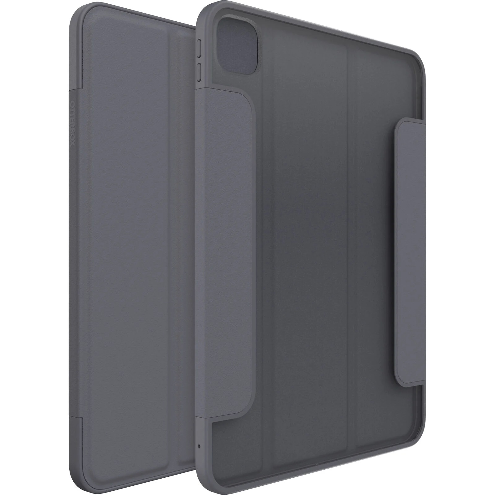 OtterBox Symmetry Folio Apple iPad Pro (11') (M5/M4) (6th/5th Gen) Case Thunderstorm (Clear/Dark Grey) - (77-95257), 7 Years Warranty