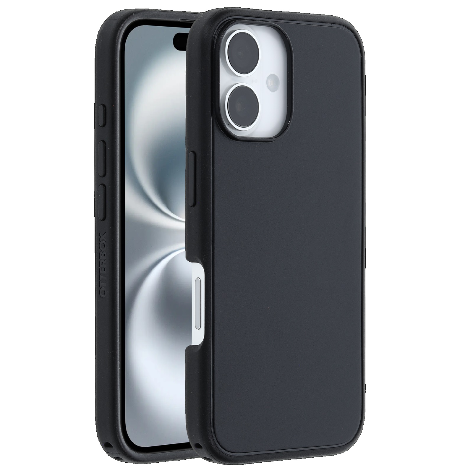 OtterBox Symmetry MagSafe Apple iPhone 16 (6.1') Case Black - (77-96542), Antimicrobial, DROP+ 3X Military Standard, Raised Edges, 7 Years Warranty
