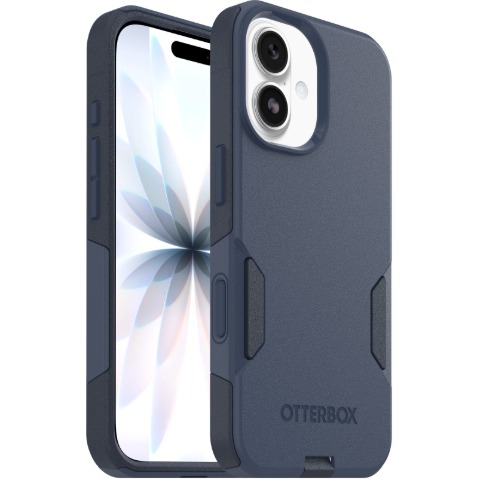 OtterBox Commuter Apple iPhone 17 (6.3') Case Blue Sentiment - (77-98301), DROP+ 3X Military Standard, Dual-Layer, Pocket-Friendly, 7 Years Warranty