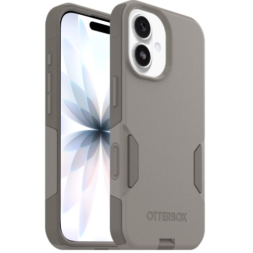 OtterBox Commuter Apple iPhone 17 (6.3') Case Grey Comfort (Biege) - (77-98307), DROP+ 3X Military Standard, Pocket-Friendly, 7 Years Warranty