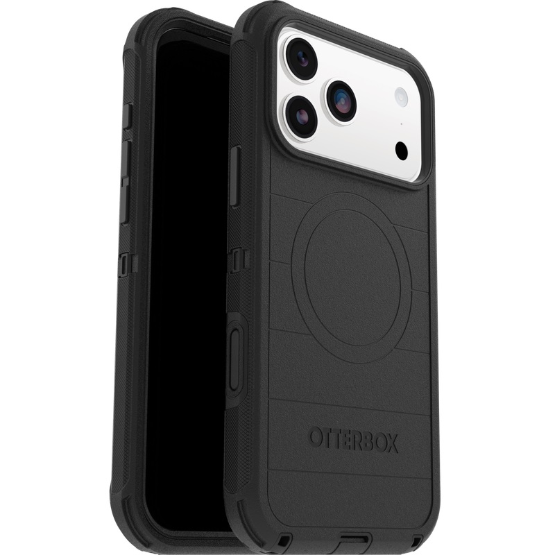 OtterBox Defender Pro MagSafe Apple iPhone 18 Pro / iPhone 17 Pro (6.3') Case Black - (77-98380), Camera Control, Raised Edges, 7 Years Warranty