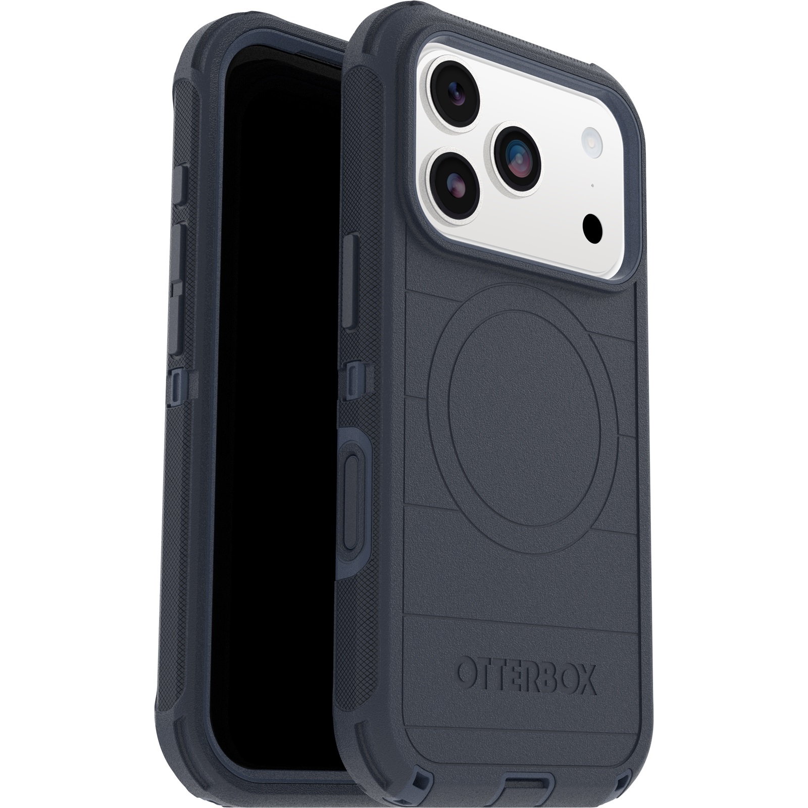 OtterBox Defender Pro MagSafe Apple iPhone 18 Pro / iPhone 17 Pro (6.3') Case Blue Sentiment - (77-98384),Camera Control,Raised Edges,7 Years Warranty