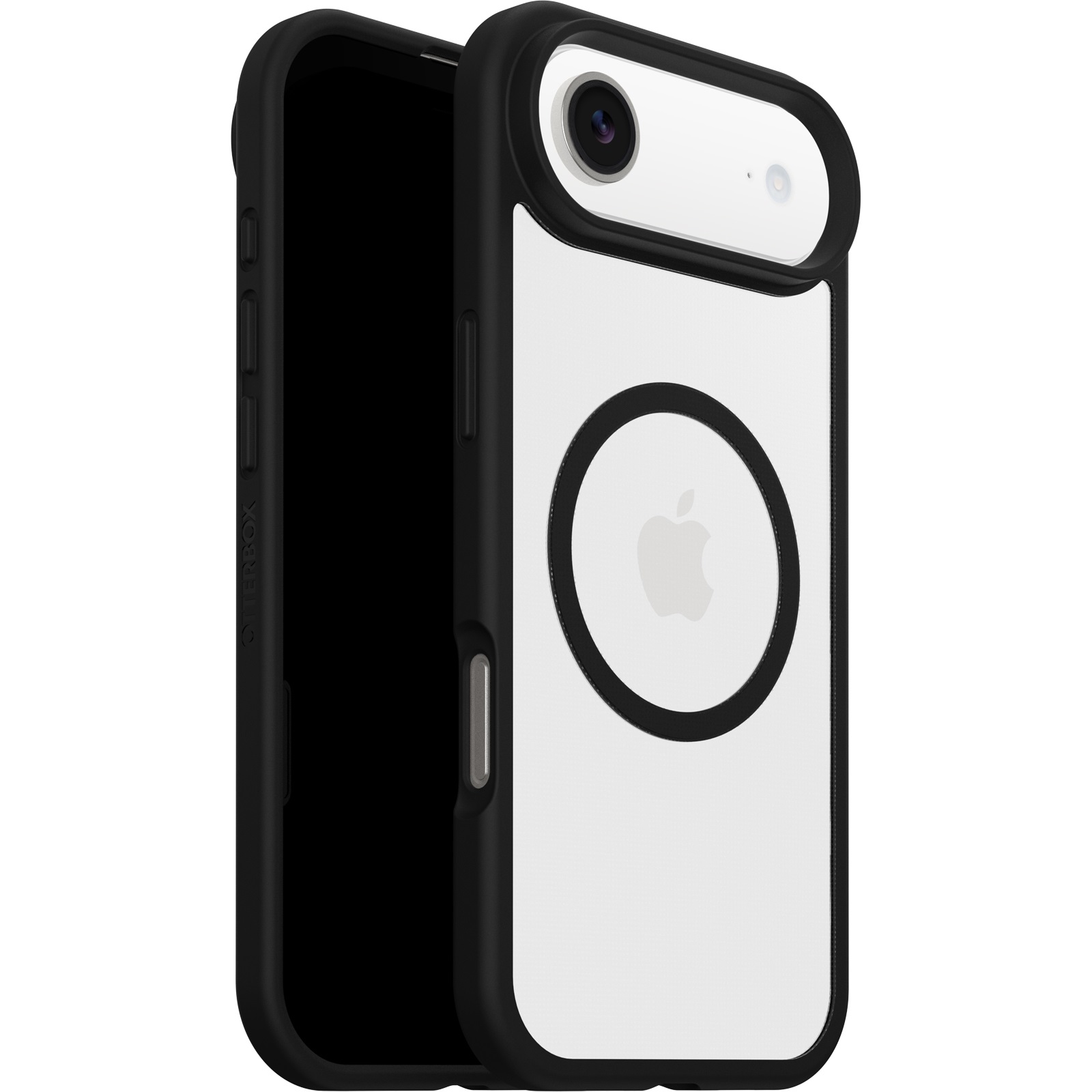 OtterBox React MagSafe Apple iPhone Air (6.5') Case Black Crystal (Clear/Black) - (77-98611),DROP+ Military Standard,Raised Edges,7 Years Warranty