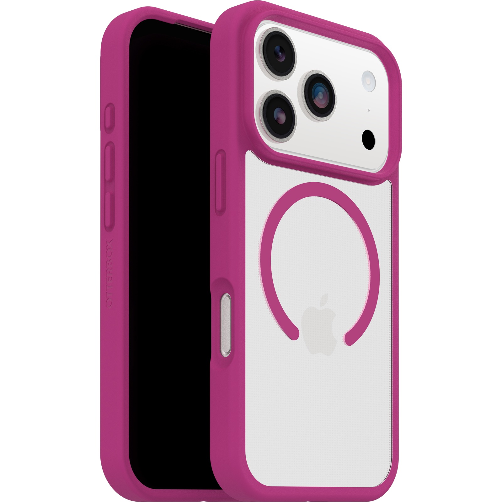 OtterBox React MagSafe Apple iPhone 18 Pro / iPhone 17 Pro (6.3') Case Rose Crystal (Pink/Clear) - (77-98634)DROP+ Military Standard,7 Years Warranty