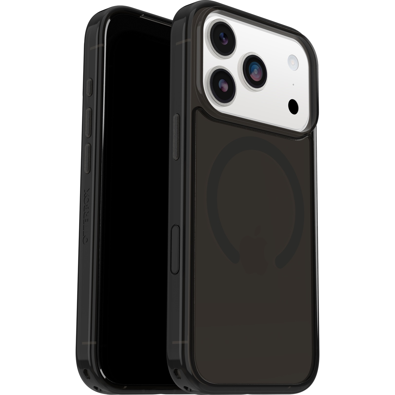 OtterBox Symmetry Clear MagSafe Apple iPhone 17 Pro (6.3') Black Mist (Clear/Black) - (77-98851), DROP+ 3X Military Standard, 7 Years Warranty