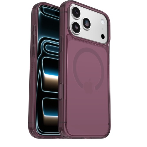 OtterBox Symmetry Clear MagSafe Apple iPhone 18 Pro Max /17 Pro Max (6.9') Case Purple Mystery (Clear) - (77-98872), 7 Years Warranty