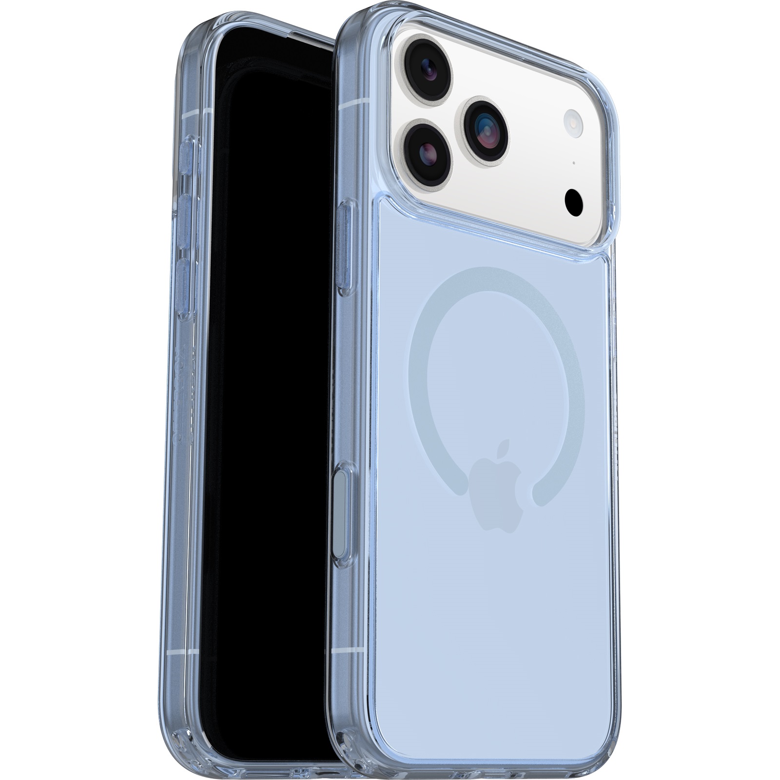 OtterBox Symmetry Clear MagSafe Apple iPhone 18 Pro Max /17 Pro Max (6.9') Case Blue Bliss (Clear) (77-98874),  7 Years Warranty