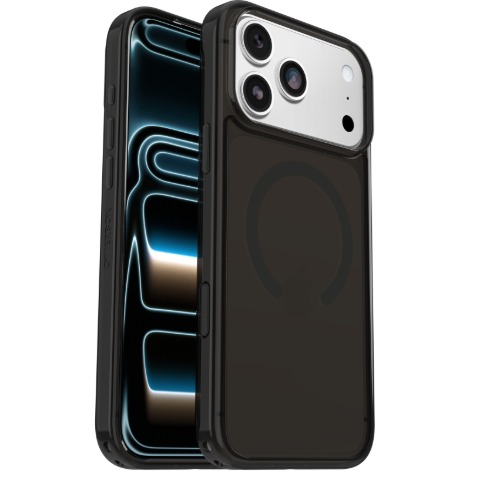 OtterBox Symmetry Clear MagSafe Apple iPhone 18 Pro Max / iPhone 17 Pro Max Black Mist (Clear/Black) -(77-98876), 7 Years Warranty