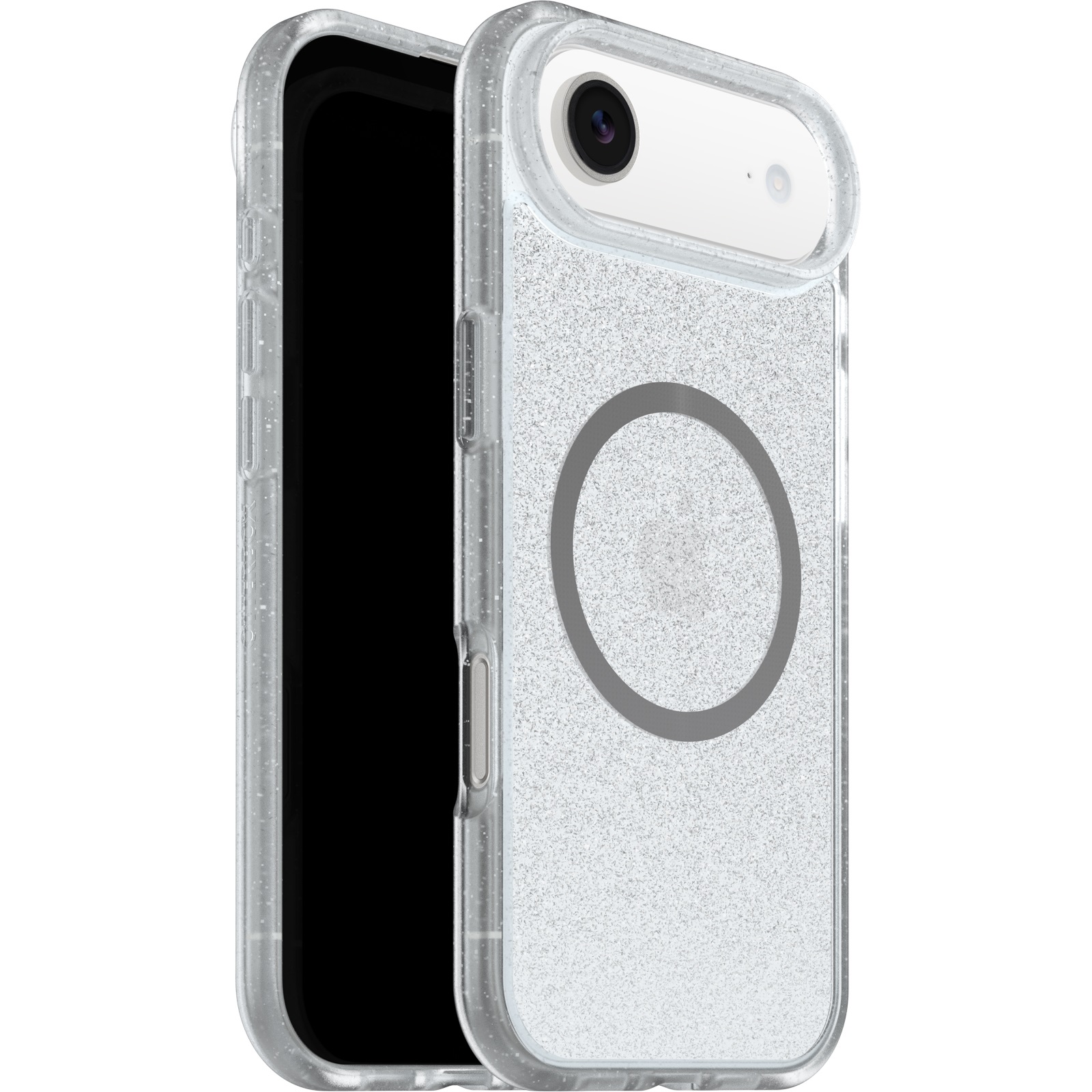 OtterBox React MagSafe Apple iPhone Air (6.5') Case Stardust (Clear Glitter) - (77-99279),DROP+ Military Standard,Raised Edges,7 Years Warranty