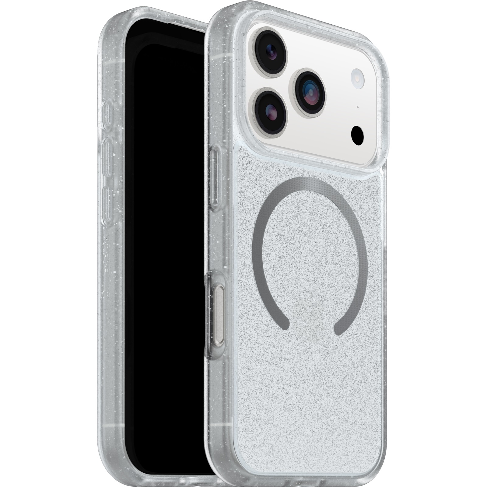OtterBox React MagSafe Apple iPhone 18 Pro / iPhone 17 Pro (6.3') Case Stardust (Clear Glitter) - (77-99281),DROP+ Military Standard,7 Years Warranty