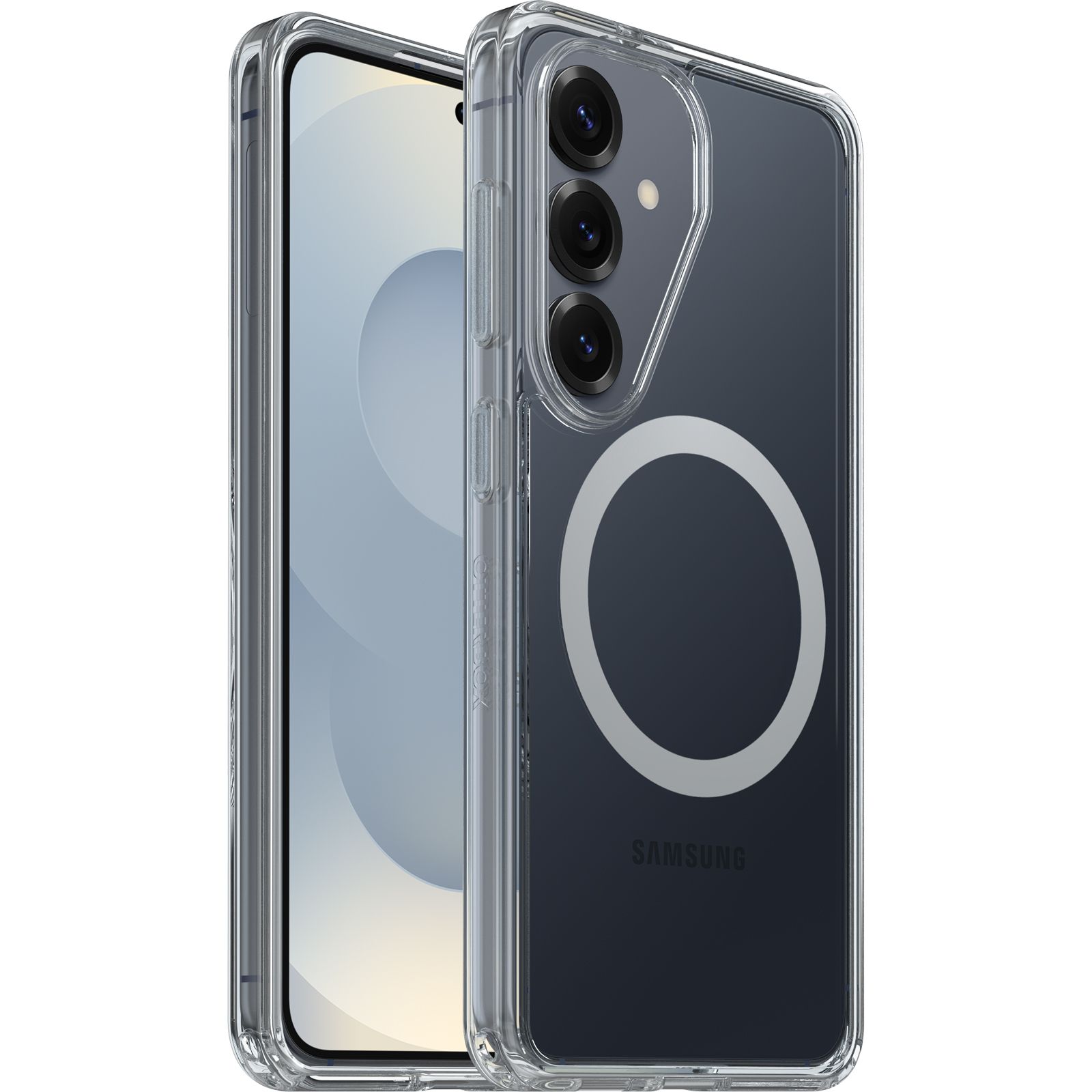 OtterBox Symmetry Clear Magnets Samsung Galaxy S26 5G (6.3') Case Clear -No Retail Packaging- (77-000004),DROP+ 3X Military Standard,7 Years Warranty
