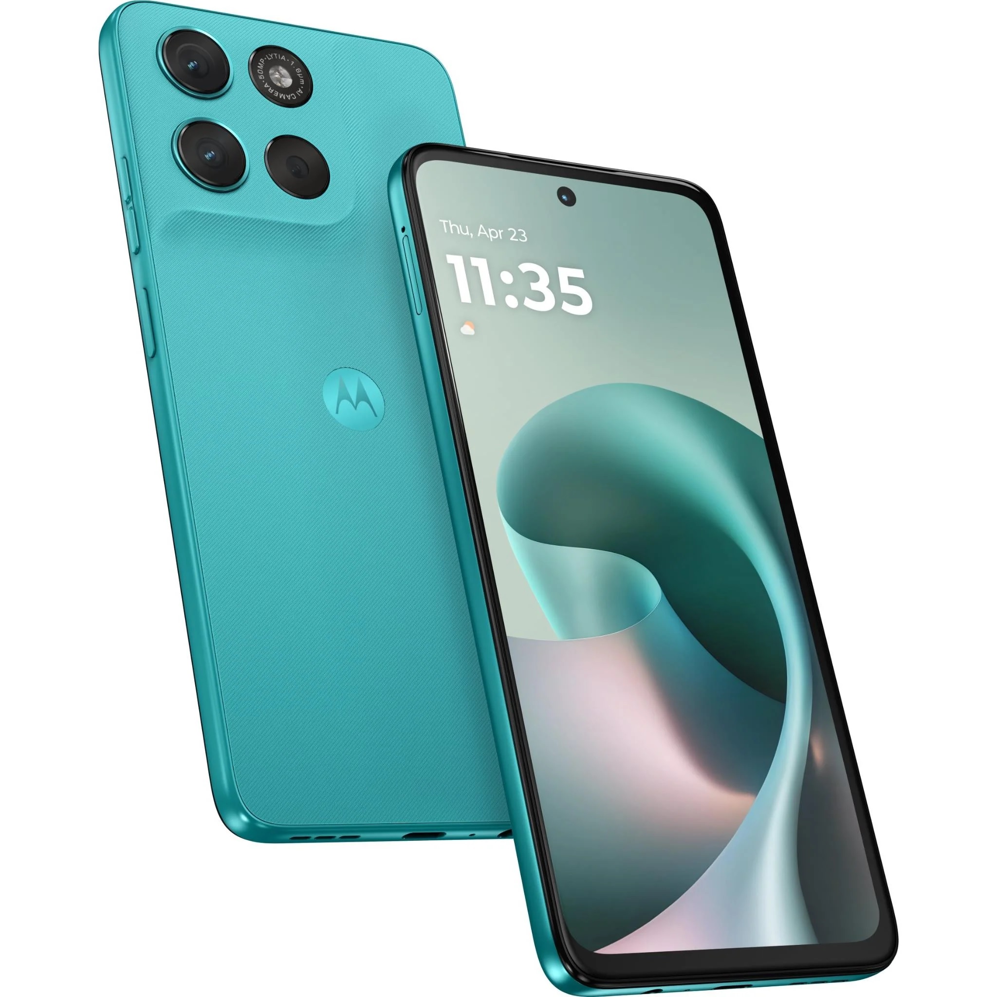 Motorola Moto G57 5G 128GB - Fluidity Cyan *AU STOCK*, 6.7', Full HD+, 120Hz, 4GB/128GB, 50MP/8MP, Single+ eSIM, 5200mAh, 2 Years Warranty