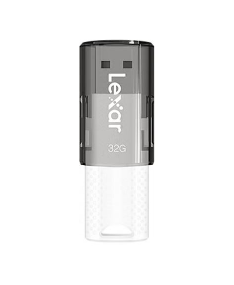 [NR MODEL] Lexar S60 32GB JumpDrive® USB 2.0 Flash Driveprovides stylish, high-capacity portable storage, allowing you to easily transfer, store