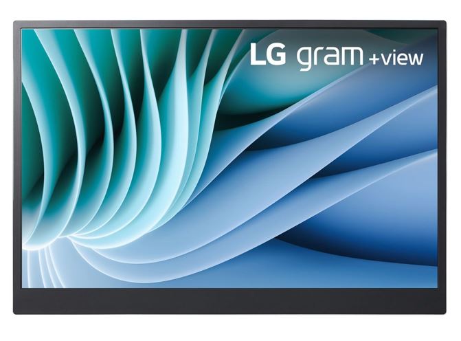LG Gram +View 16' 2K Portable Monitor WQXGA 2560x1600 16:10 2xUSB-C Auto Rotate Tilt Pivot Power Delivery DisplayPort Anti-Glare Alternate