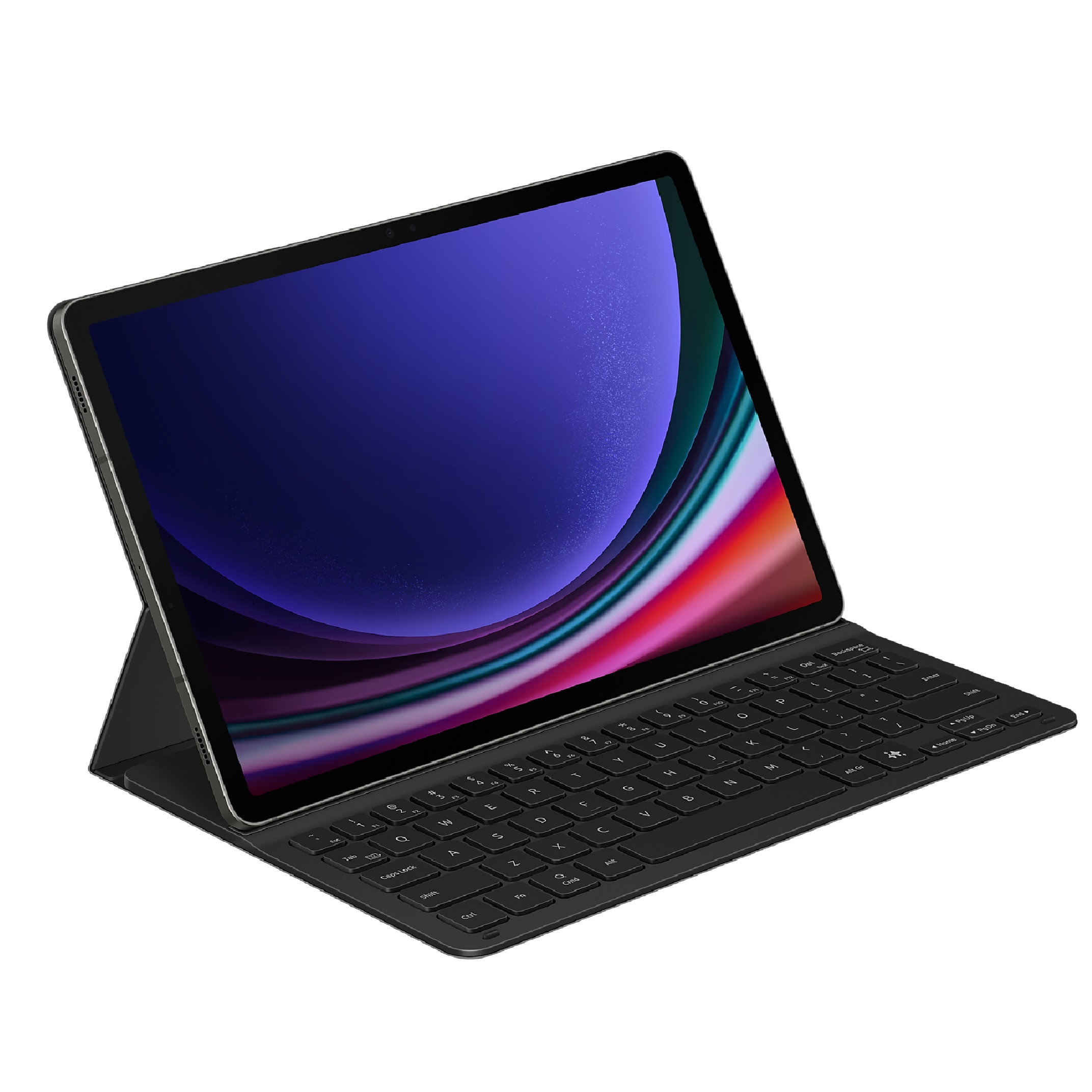 Samsung Galaxy Tab S10 Lite / S10 FE / Tab S9 / S9 FE Book Cover Keyboard Slim - Black(EF-DX720UBEGWW), Slim and Lightweight, AI Key, 6 Month Warranty