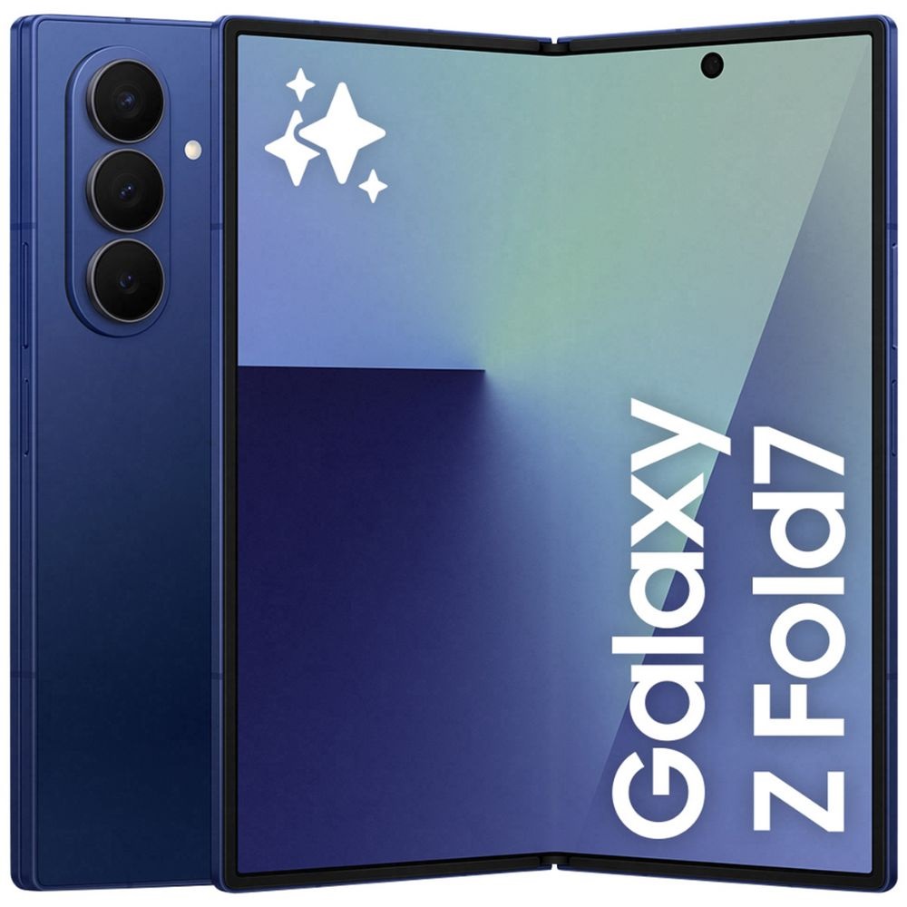 Samsung Galaxy Z Fold7 5G 256GB - Blue Shadow *AU STOCK*, 8.0', QXGA+, 120Hz, 12GB/256GB, 200MP/10MP, Single+ eSIM, 4400mAh, 2 Years Warranty