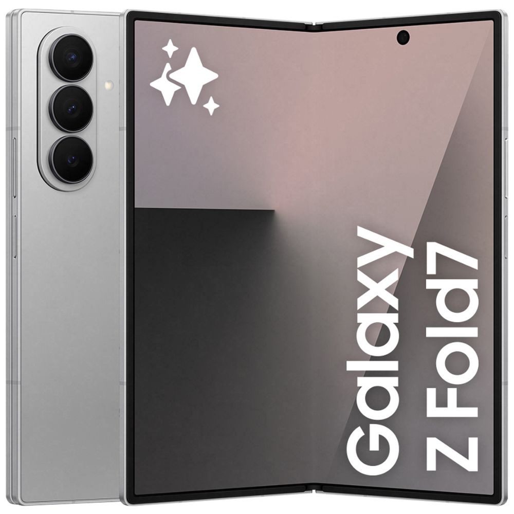 Samsung Galaxy Z Fold7 5G 256GB - Silver Shadow *AU STOCK*, 8.0', QXGA+, 120Hz, 12GB/256GB, 200MP/10MP, Single+ eSIM, 4400mAh, 2 Years Warranty