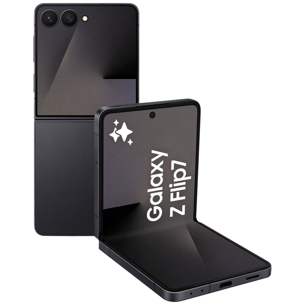 Samsung Galaxy Z Flip7 5G 256GB - Jet Black *AU STOCK*, 6.9', Full HD+, 120Hz, 12GB/256GB, 50MP/10MP, Single+ eSIM, 4300mAh, 2 Years Warranty