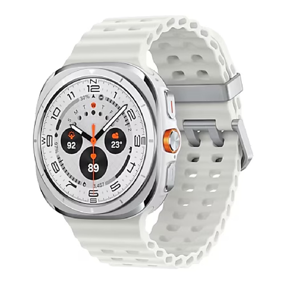 Samsung Galaxy Watch Ultra 2025 Bluetooth + 4G (47mm) - Titanium White(SM-L705FAW1XSA), 1.5', Super AMOLED, 1.6Hz, 2GB/64GB, 590mAh, 2 Years Warranty