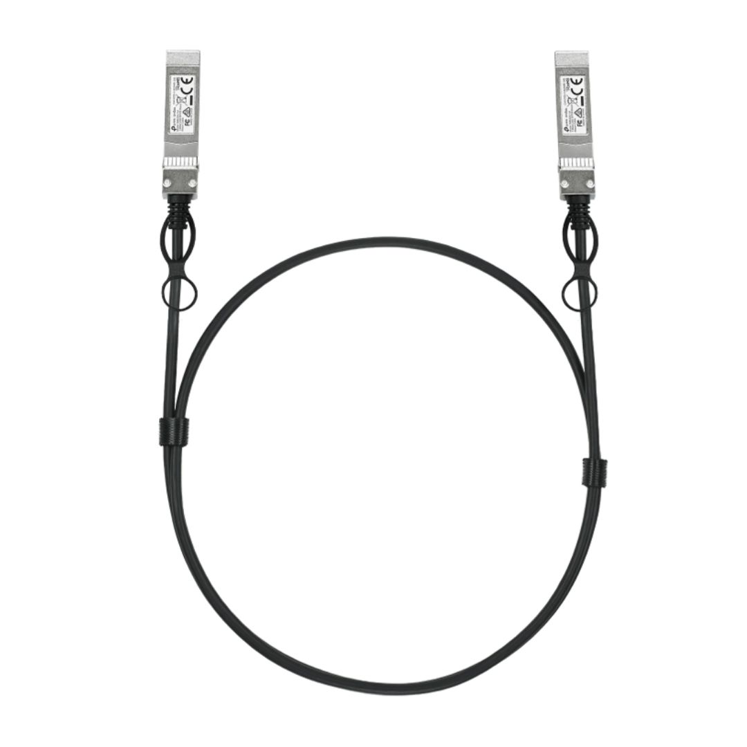 (CH)TP-Link SM6220-1M Omada 1 Meter 25G SFP28 Direct Attach Cable,  Up to 1 m Distance, Support data rate of 25Gbps and 10Gbps, Compatible with 25G SF