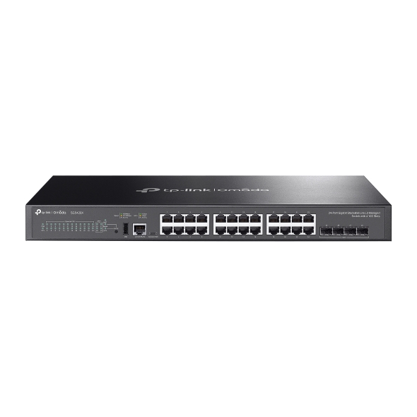 TP-Link SG5428X Omada 24-Port Gigabit Stackable Lite L3 Managed Switch with 4× 10G Slots