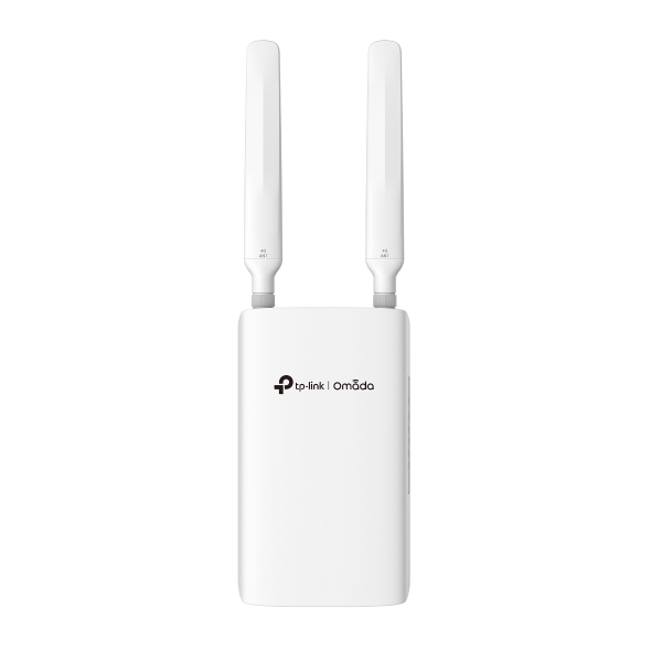 (CH)TP-Link ER703WP-4G-Outdoor Omada 4G+ Cat6 AX3000 Wi-Fi 6 Outdoor/Indoor Gateway, 574Mbps at 2.4 GHz + 2402 Mbps at 5 GHz (HE160) Wi-Fi Speed, 300
