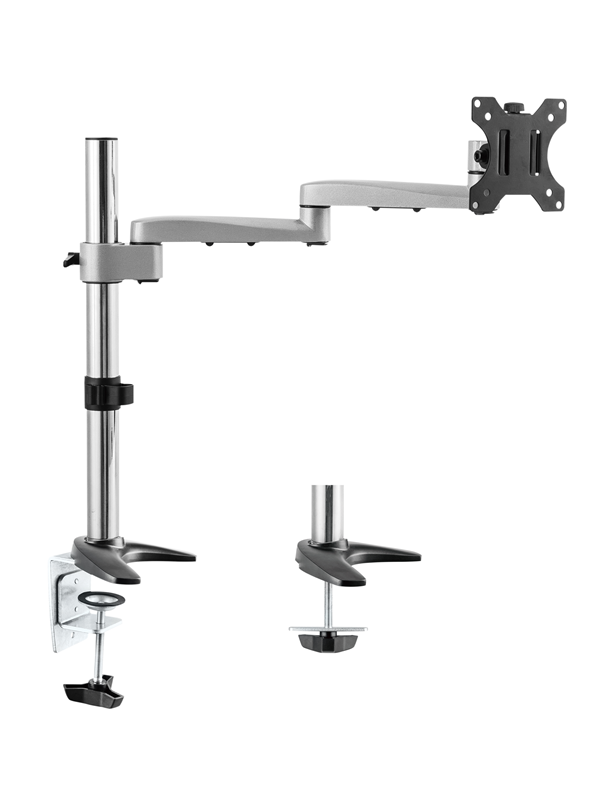 Astrotek Monitor Arm Desk Mount Height Adjustable Stand for Single LCD Display 23.8'-32' 8kg 30° Tilt 180° Swivel 360° Pivot VESA-Ex-demo box damage S