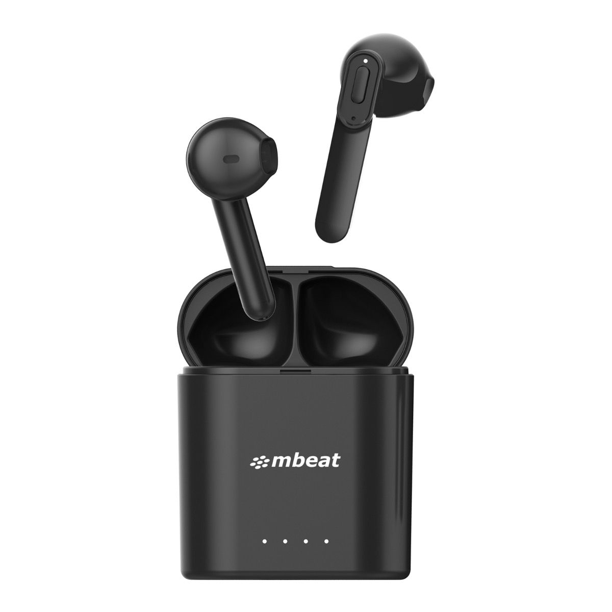 mbeat® E1 True Wireless Earbuds/Earphones - Up to 4hr Play time, 14hr Charge Case, Easy Pair Fully charging time 2 hours  Additional play 14 hr