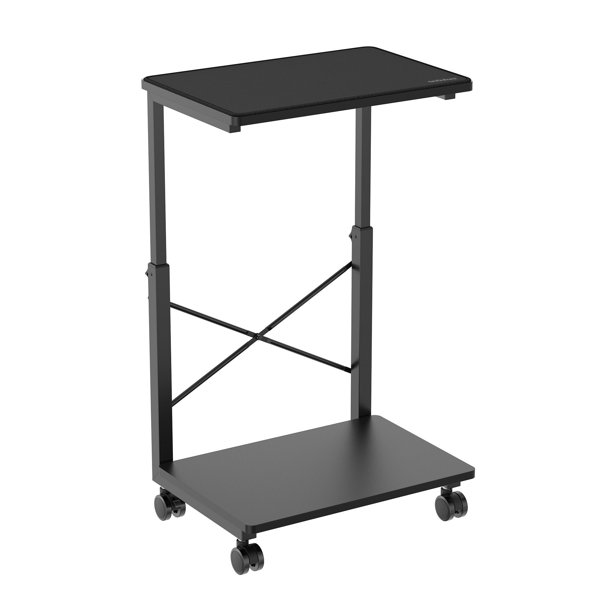 mbeat® activiva Height Adjustable PC & Printer Storage Stand Black Adjustable Shelf Height: 55/60/65/70/75/80/85cm Package Weight: 8.10kg (LS)