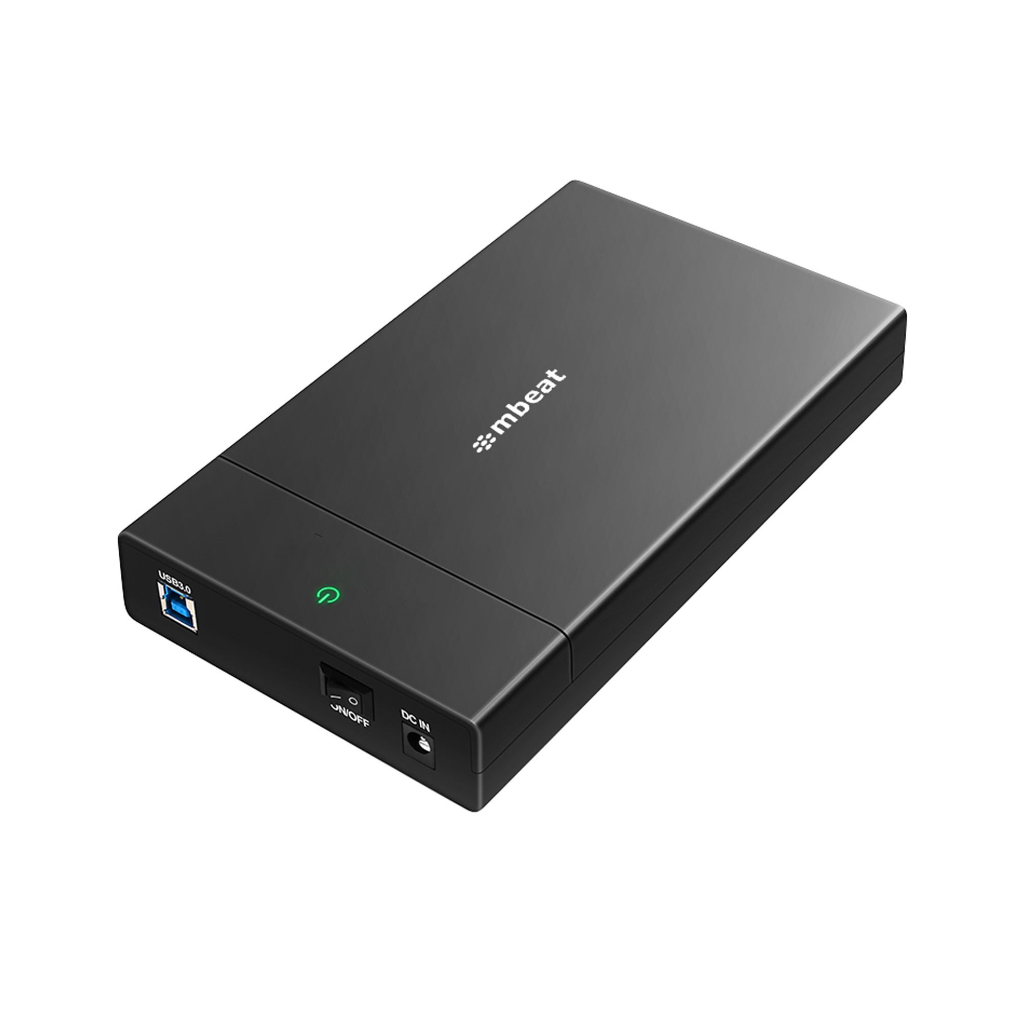 mbeat® C1 Tool-Free USB 3.0 3.5' & 2.5' SATA HDD Enclosure - Black Data Speed: Maximum up to 5Gbp Product Weight: 121g DC Power: +12V/2A Power Supply