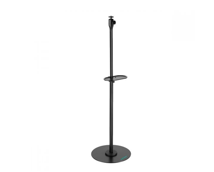 (LS) mbeat® activiva Universal Mini Projector Floor Stand offers 360° rotation, adjustable height, and universal compatibility