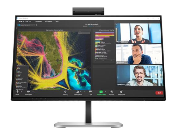 HP Series 5 Pro 524PM 24' 100Hz FHD IPS Monitor Anti-Glare 1920x1080 16:9 5ms Height Adjustment Tilt Swivel Pivot DP HDMI USB-C VESA 3yrs